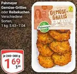 Globus Pahmeyer Gemüse-Grillies oder Reibekuchen Angebot