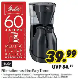 MEDIMAX Melitta Filterkaffeemaschine Easy Therm Angebot