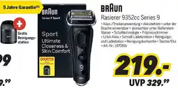 MEDIMAX BRAUN Rasierer 9352cc Series 9 Angebot