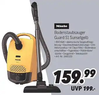 MEDIMAX Miele Bodenstaubsauger Guard S1 Sunsetgelb Angebot