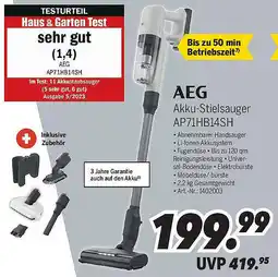 MEDIMAX AEG Akku-Stielsauger AP71HB14SH Angebot