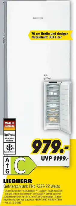 MEDIMAX LIEBHERR Gefrierschrank FNC 7227-22 Weiss Angebot