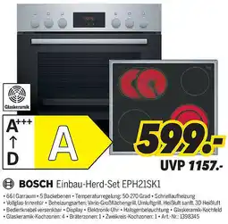 MEDIMAX BOSCH Einbau-Herd-Set EPH21SK1 Angebot