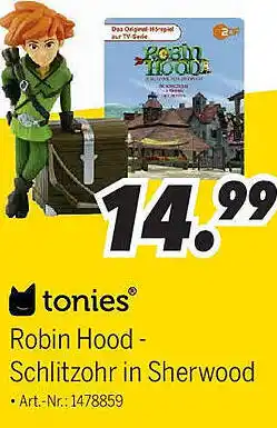 MEDIMAX tonies Robin Hood Schlitzohr in Sherwood Angebot