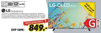 MEDIMAX LG OLED42C47LA Angebot
