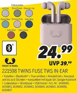 MEDIMAX Fresh 'n rebel 221598 twins fuse tws in-ear Angebot