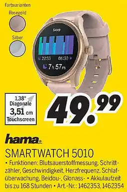 MEDIMAX hama SMARTWATCH 5010 Angebot