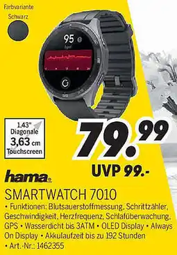 MEDIMAX hama SMARTWATCH 7010 Angebot