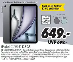 MEDIMAX iPad Air 11" Wi-Fi 128 GB Angebot