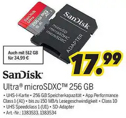 MEDIMAX SanDisk Ultra microSDXC 256 GB Angebot