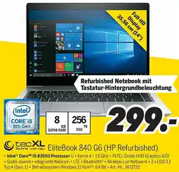 MEDIMAX tecXL EliteBook 840 G6 (HP Refurbished) Angebot