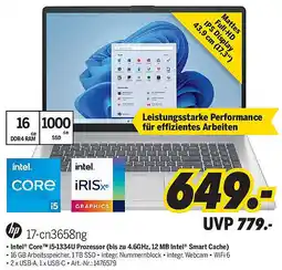 MEDIMAX hp 17-cn3658ng Angebot