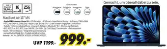 MEDIMAX MacBook Air 13" M4 Angebot