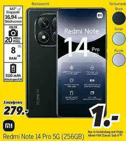 MEDIMAX Redmi Note 14 Pro 5G (256GB) Angebot