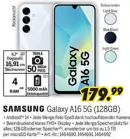 MEDIMAX SAMSUNG Galaxy A16 5G (128GB) Angebot
