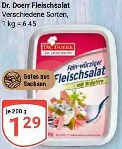 Globus Dr. Doerr Fleischsalat Angebot