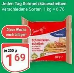 Globus Jeden Tag Schmelzkäsescheiben Angebot