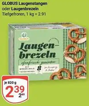 Globus GLOBUS Laugenstangen oder Laugenbrezeln Angebot