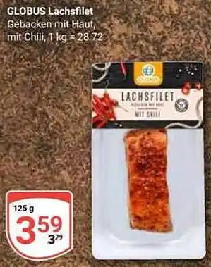 Globus GLOBUS Lachsfilet Angebot