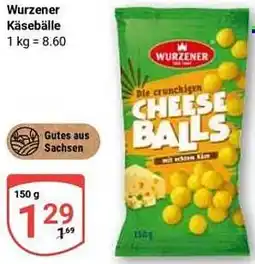 Globus Wurzener Käsebälle Angebot