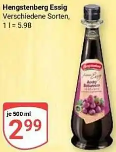 Globus Hengstenberg Essig Angebot