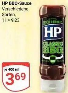 Globus HP BBQ-Sauce Angebot