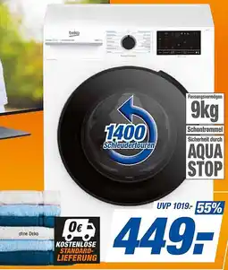 expert Techno Land beko Waschmaschine BM3WFU4941A Angebot