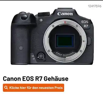 Kamera Express Canon eos r7 gehäuse Angebot