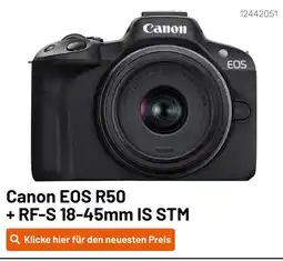 Kamera Express Canon eos r50 + rf-s 18-45mm is stm Angebot