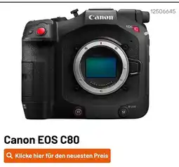 Kamera Express Canon eos c80 Angebot