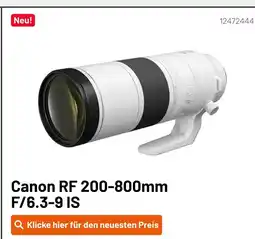 Kamera Express Canon rf 200-800mm f/6.3-9 is Angebot