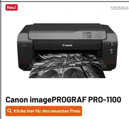 Kamera Express Canon imageprograf pro-1100 Angebot