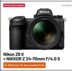 Kamera Express Nikon nikon z6 ii + nikkor z 24-70mm f/4.0 s Angebot