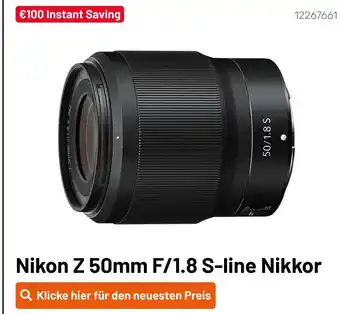 Kamera Express Nikon z 50mm f/1.8 s-line nikkor Angebot