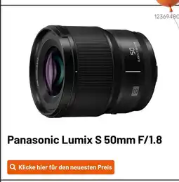 Kamera Express Panasonic lumix s 50mm f/1.8 Angebot