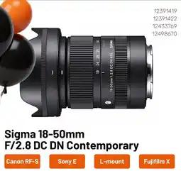 Kamera Express Sigma 18-50mm f/2.8 dc dn contemporary Angebot