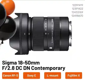 Kamera Express Sigma 18-50mm f/2.8 dc dn contemporary Angebot