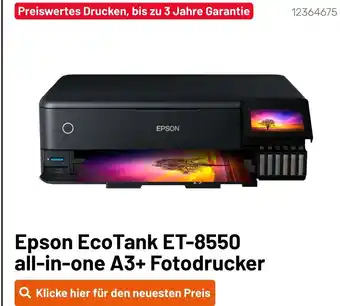 Kamera Express Epson ecotank et-8550 all-in-one a3+ fotodrucker Angebot