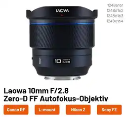 Kamera Express Laowa 10mm f/2.8 zero-d ff autofokus-objektiv Angebot