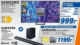 expert Techno Land SAMSUNG GQ 65 Q74 DATXZG und Soundbar HW-B760GD/ZG Angebot