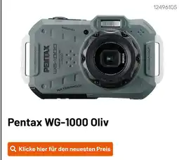 Kamera Express Pentax wg-1000 oliv Angebot