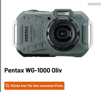 Kamera Express Pentax wg-1000 oliv Angebot