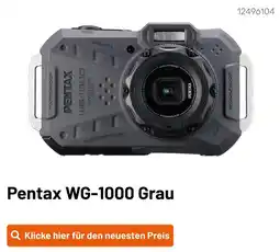 Kamera Express Pentax wg-1000 grau Angebot