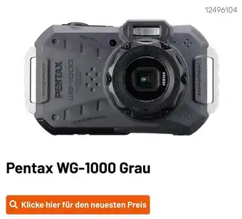 Kamera Express Pentax wg-1000 grau Angebot