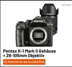 Kamera Express Pentax k-1 mark ii gehäuse + 28-105mm objektiv Angebot