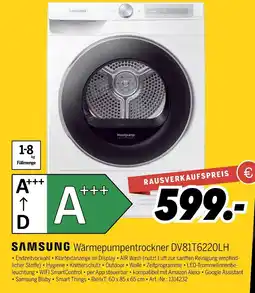 MEDIMAX Samsung wärmepumpentrockner dv81t6220lh Angebot