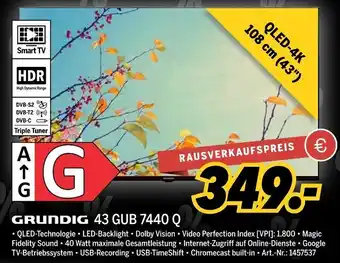 MEDIMAX Grundig qled-4k 43 gub 7440 q Angebot