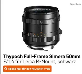 Kamera Express Thypoch full-frame simera 50mm Angebot