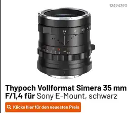 Kamera Express Thypoch vollformat simera 35 mm f/1,4 Angebot