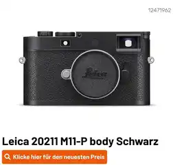 Kamera Express Leica 20211 m11-p body schwarz Angebot